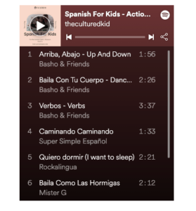 Spanish Songs for Kids