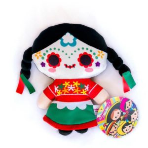 Mexican day of the dead toy doll called Cati Calaverita