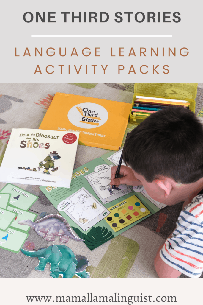 One Third Stories Language Learning Activity Packs