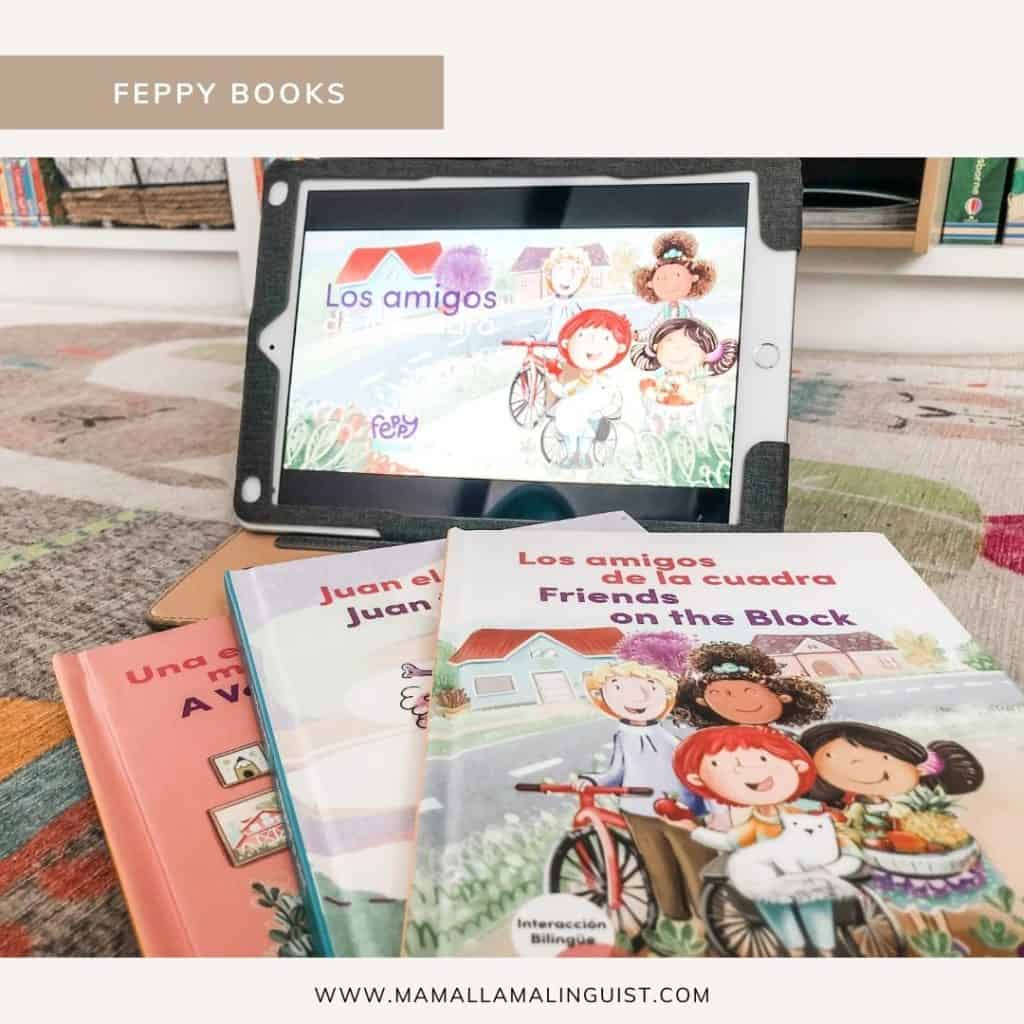 Feppy Spanish and English Bilingual Books for kids