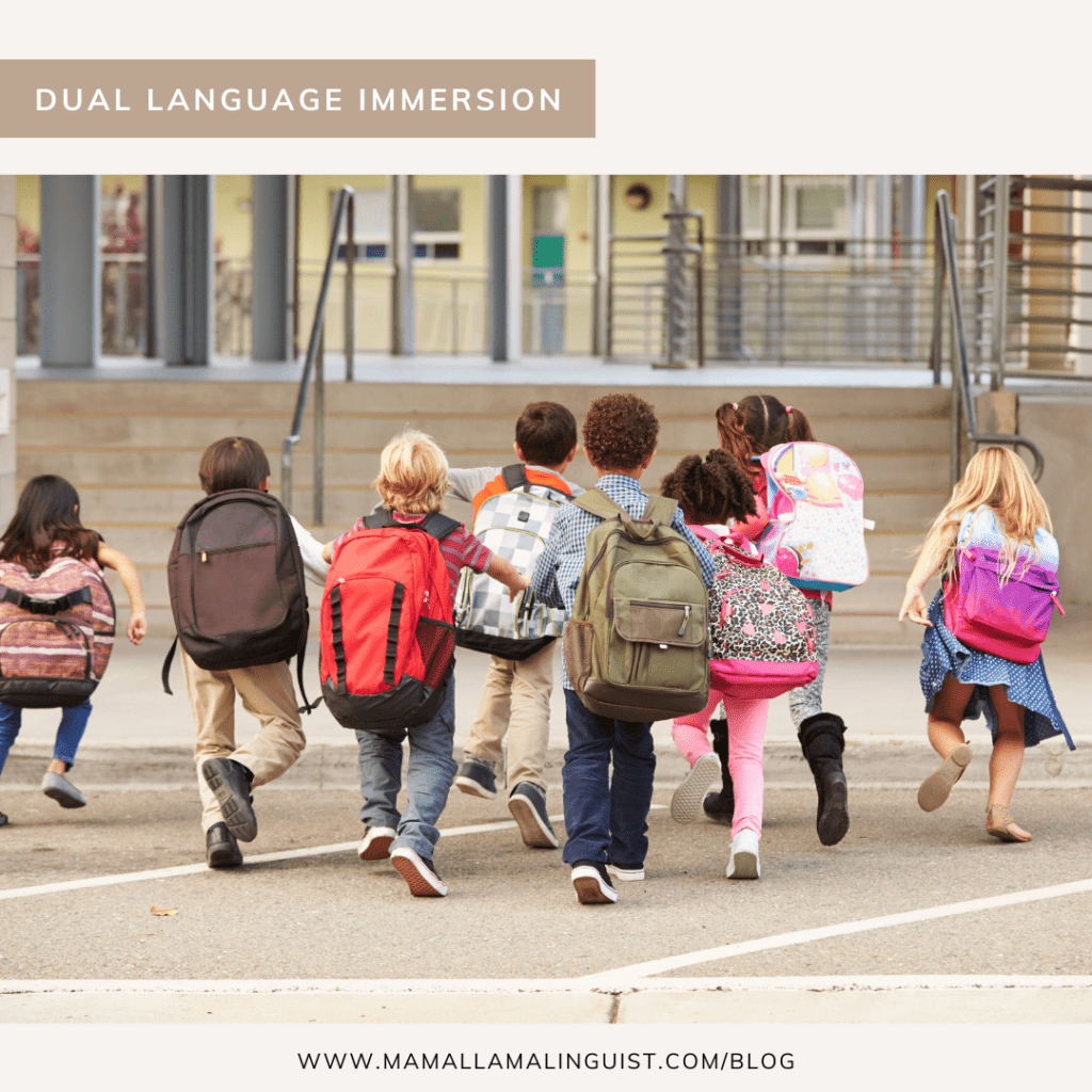 dual language immersion students
