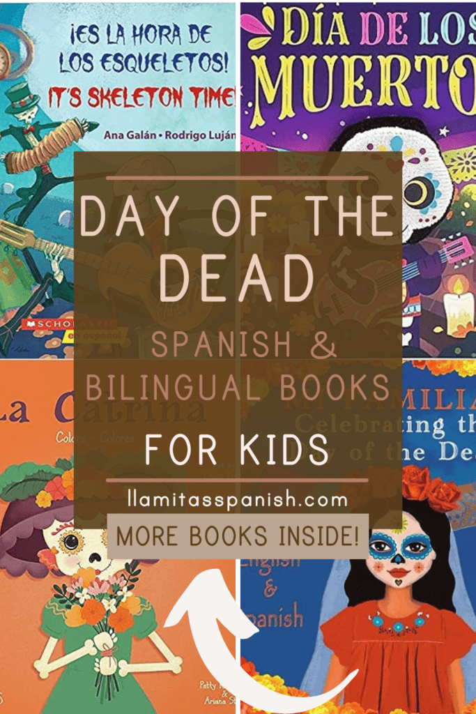 Day of the Dead Books Llamitas Spanish