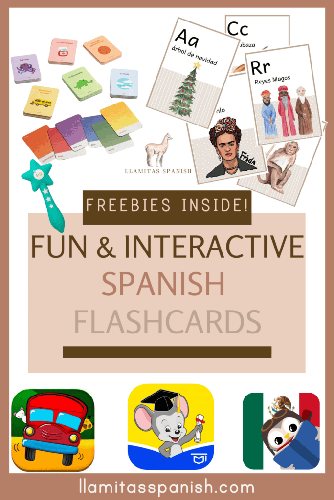 Spanish flashcards for kids