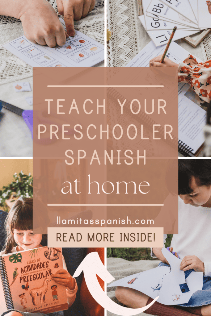 teach your preschooler Spanish at home