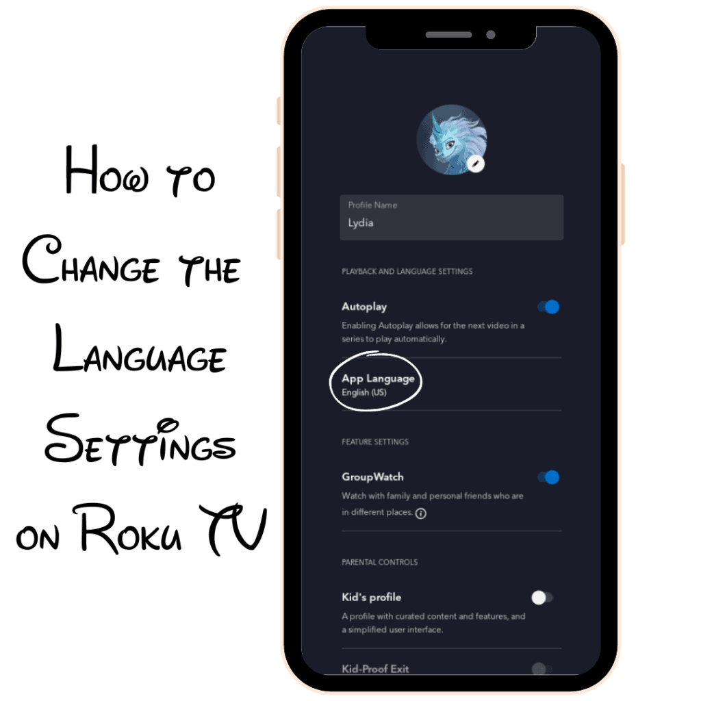 How to change the language on Disney Plus