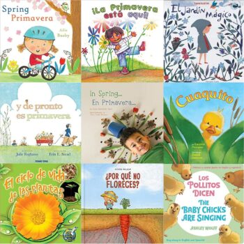 Spring themed Spanish books