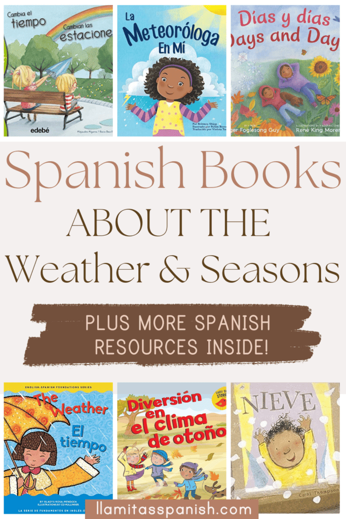Spanish books about seasons and weather