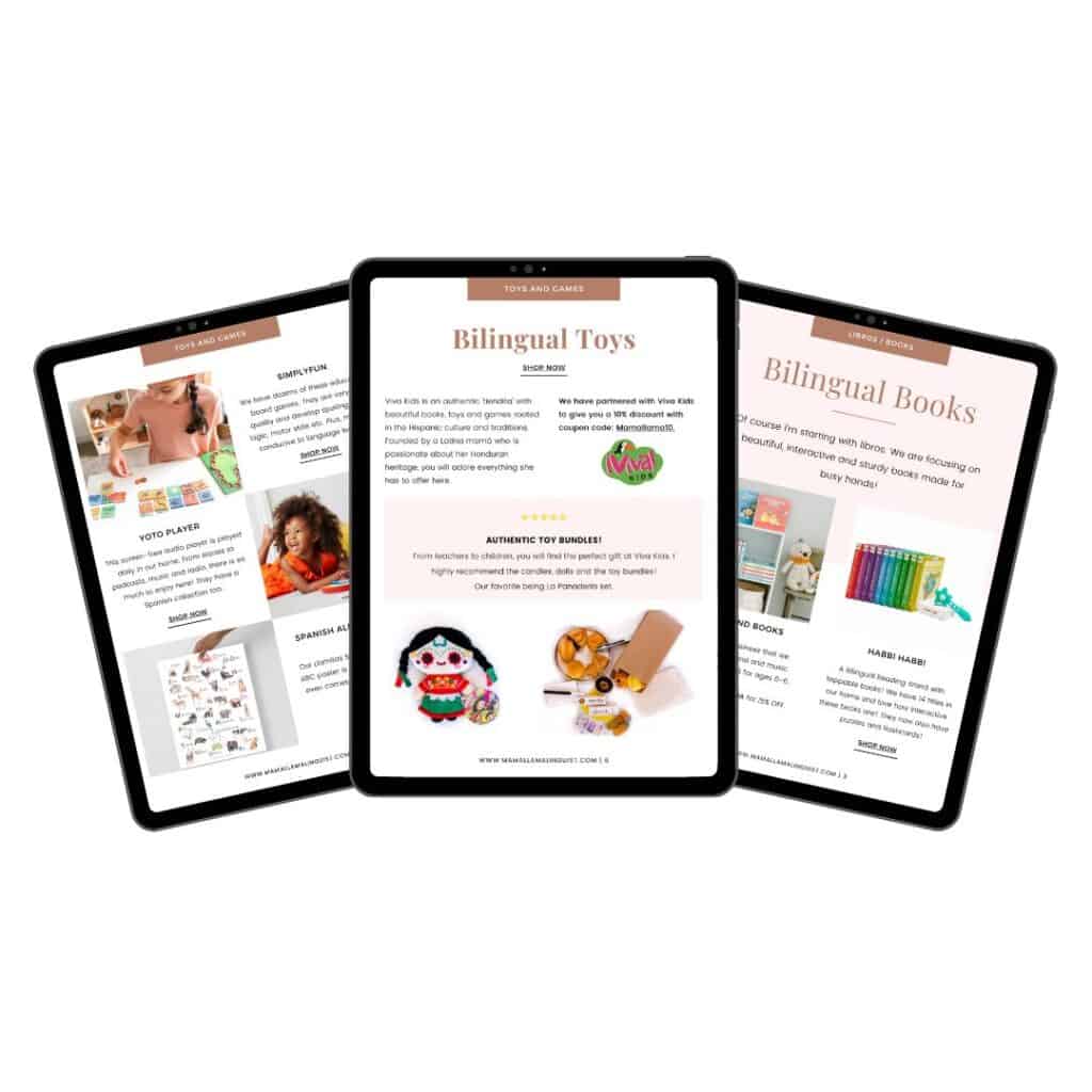 Bilingual gift guide