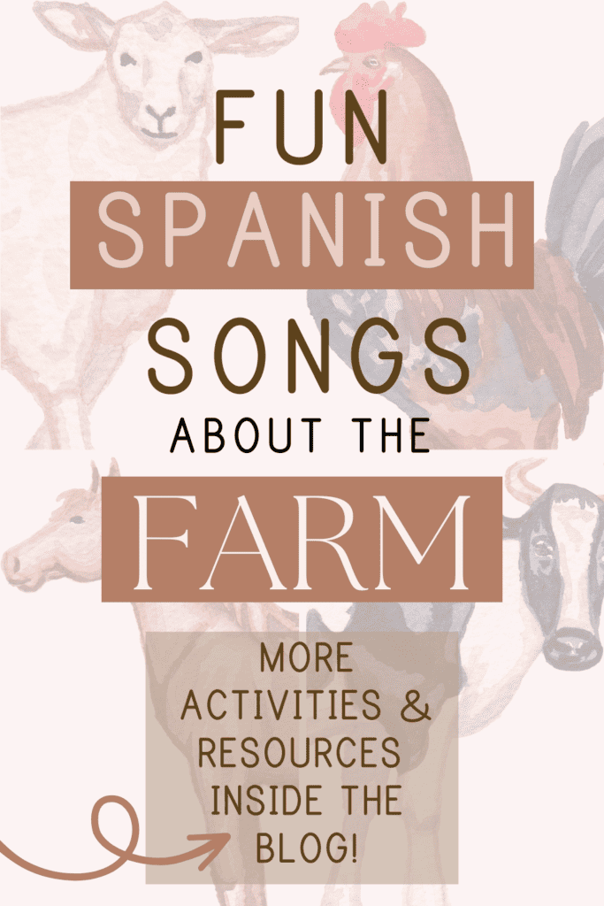 Animales de la granja en español- Farm animals in Spanish - Vocabulario