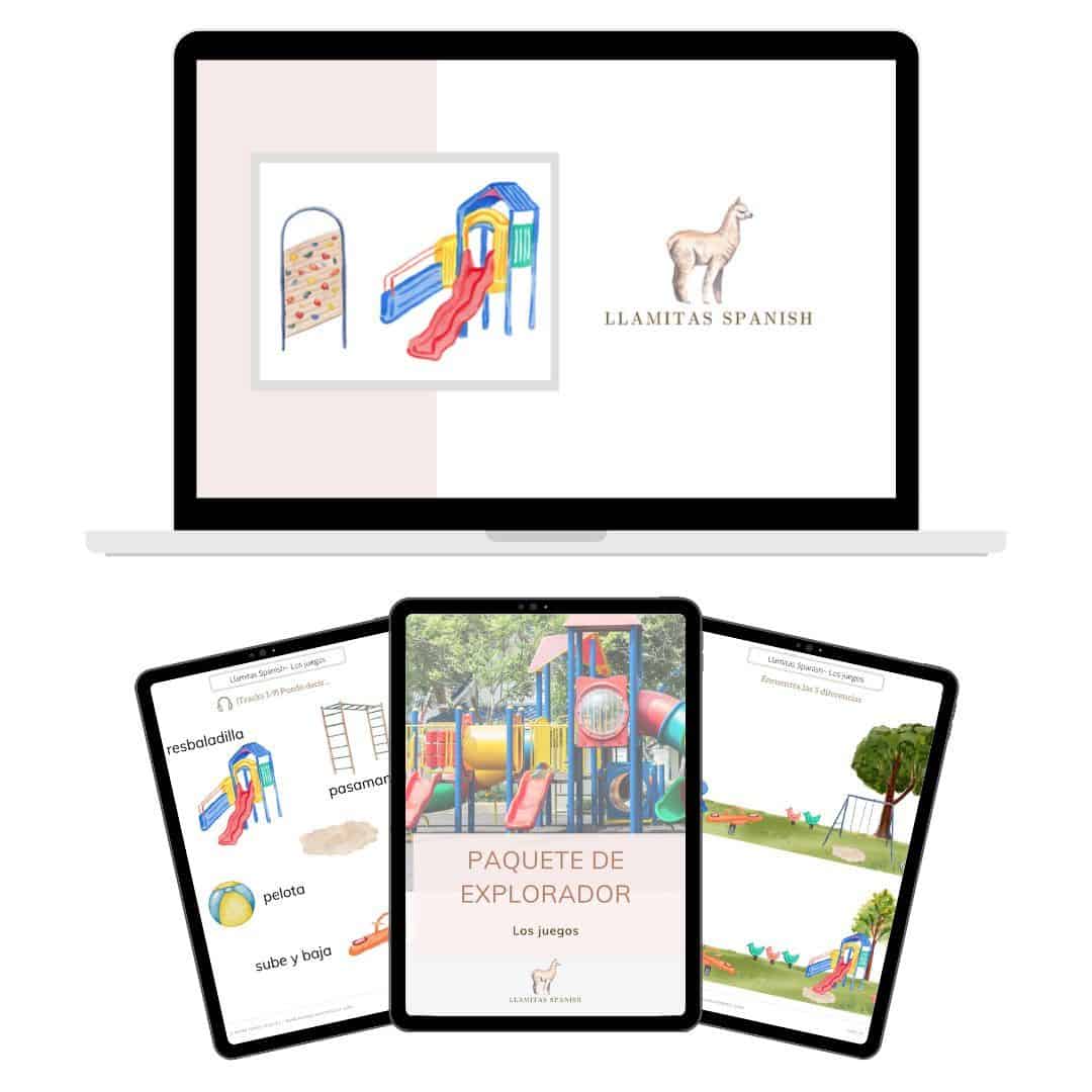 Spanish park and playground printables