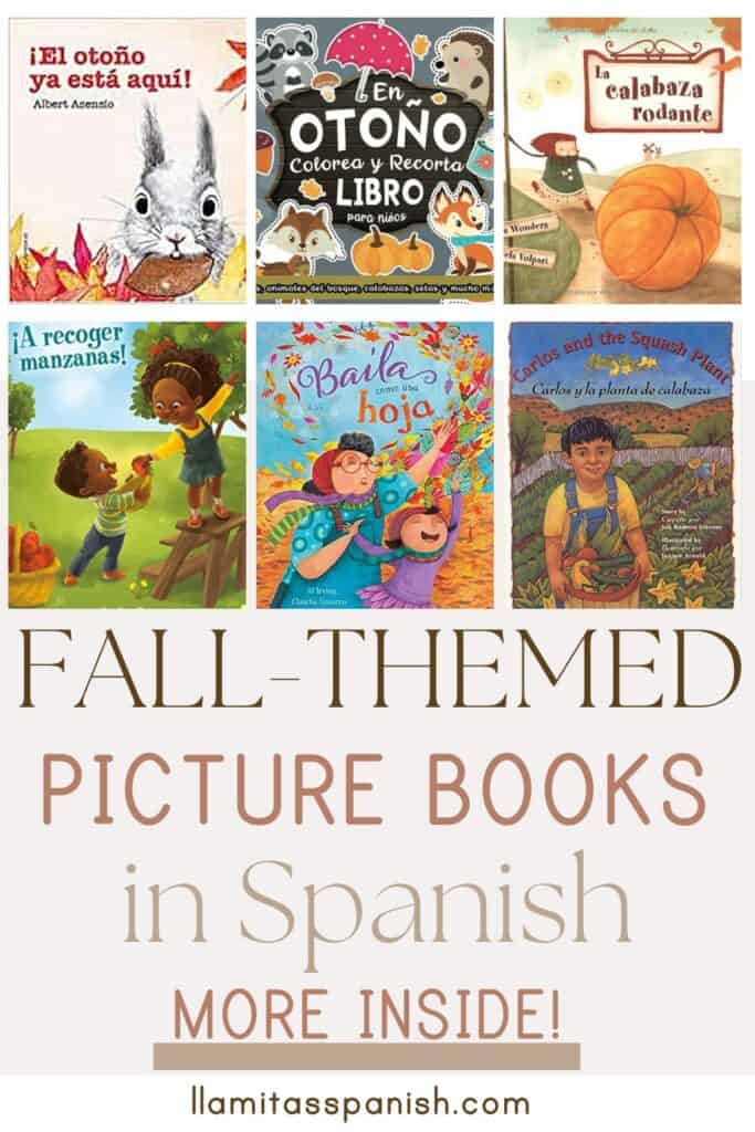 fall themed Spanish books