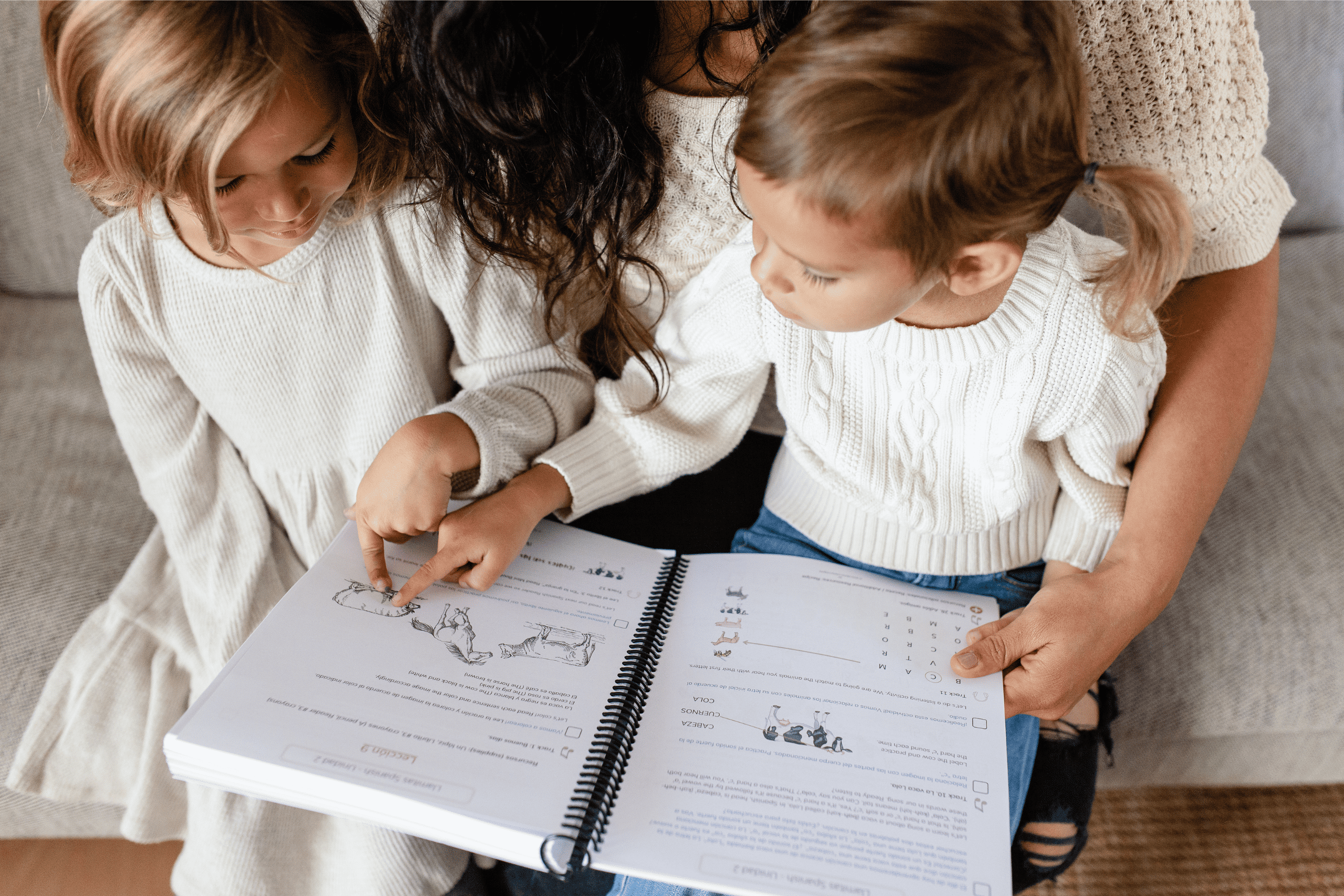 Llamitas Spanish curriculum family