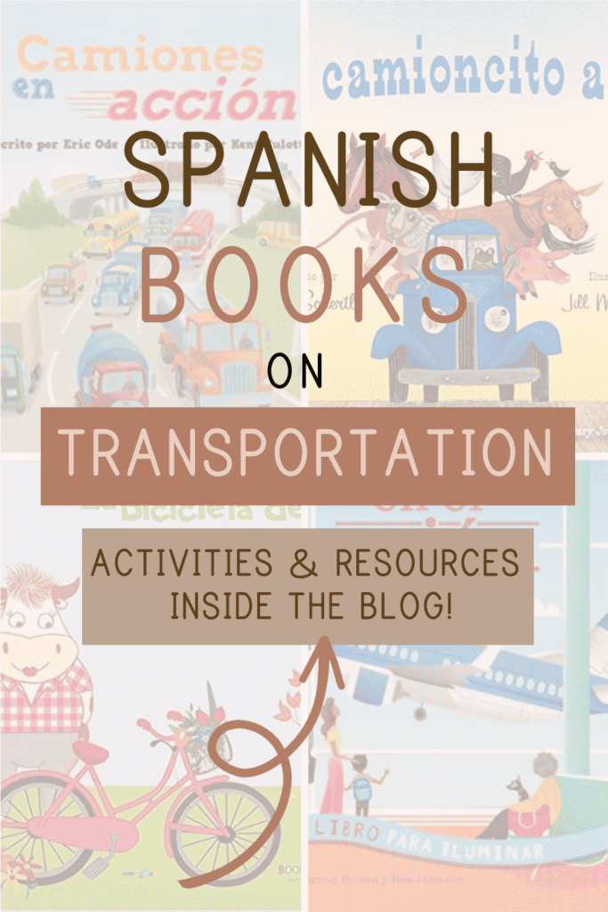 Transport picture books in Spanish