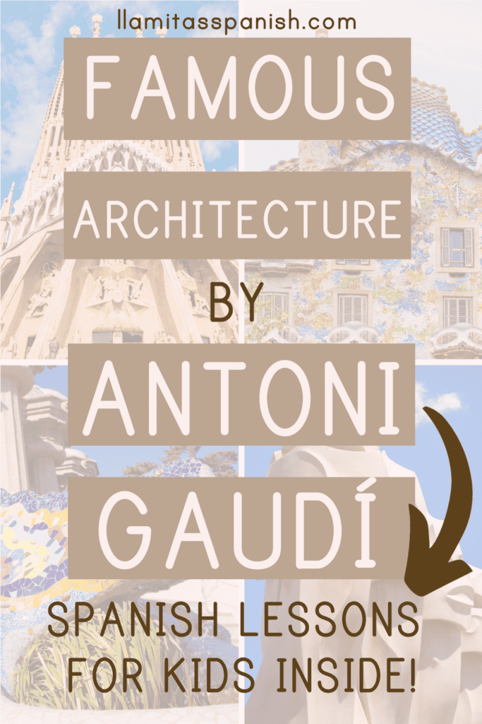 photos of Antoni Gaudi buildings in Barcelona