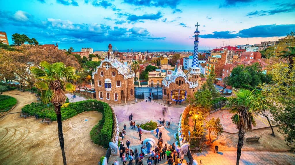 photo of Parc Guell houses in Barcelona 