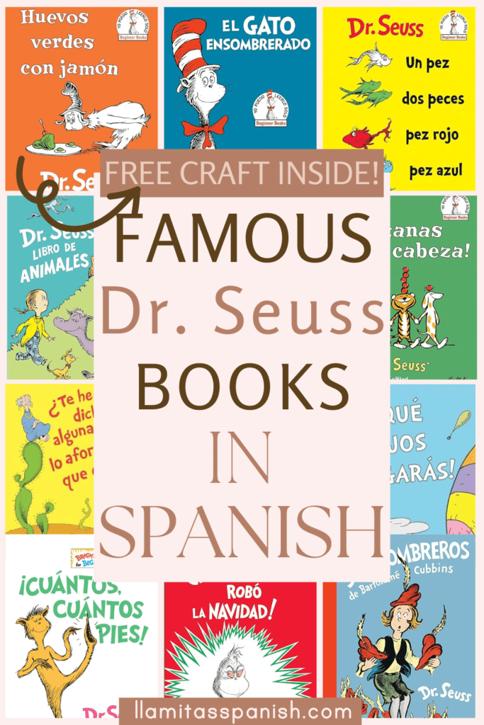 a selection of front covers of Dr. Seuss Spanish books