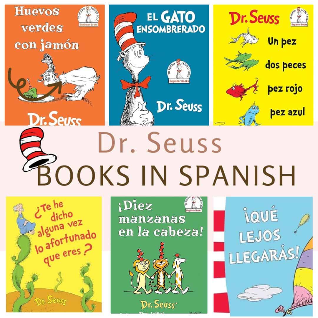 front covers of Dr Seuss Spanish books