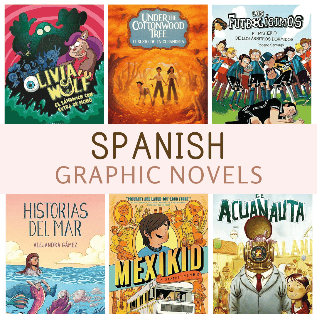 front covers of Spanish graphic novels