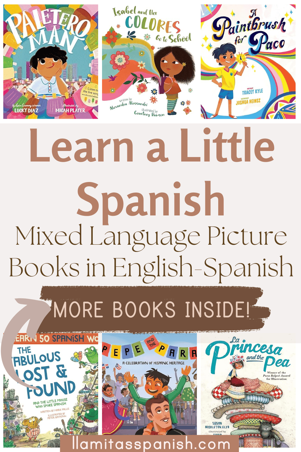 Mixed Language Spanish-English Books - Llamitas Spanish.com