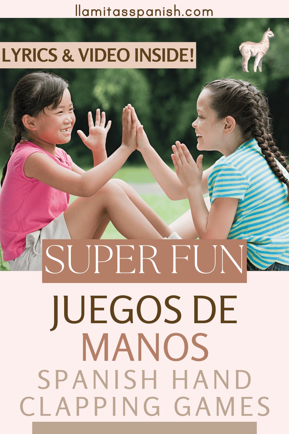 Juegos de manos Spanish Clapping Games Llamitas