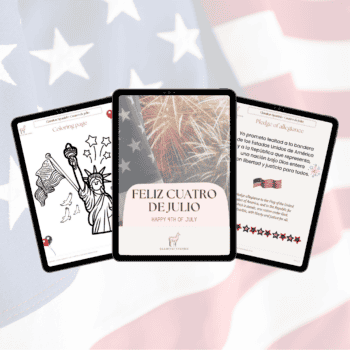 July 4th printables in Spanish