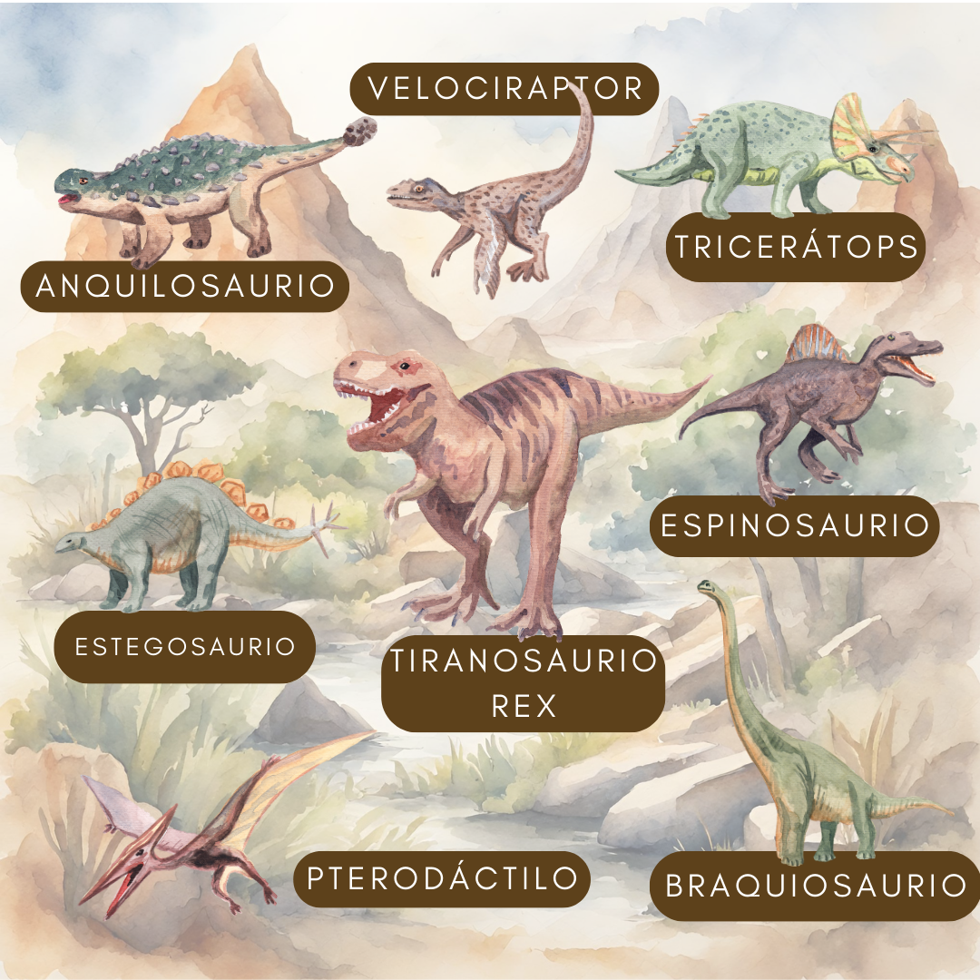 Dinosaurios Spanish Lessons for kids