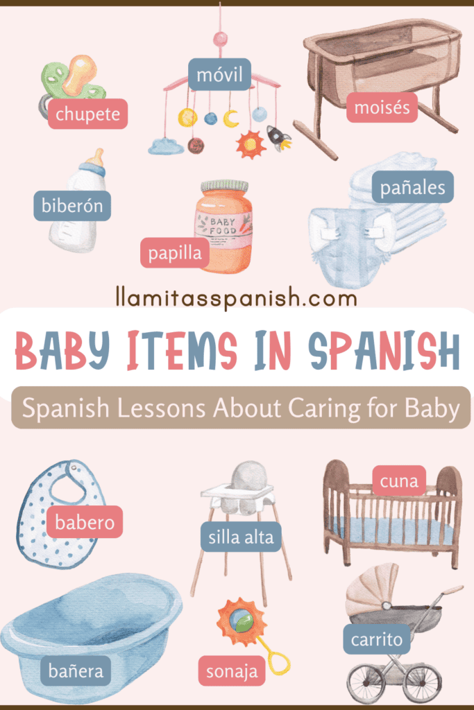 Baby Lessons and Vocabulary in Spanish