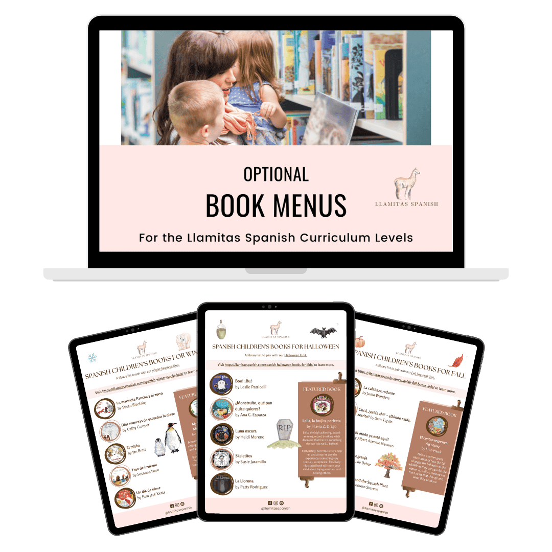 Optional Book Menus Holiday and Seasonal