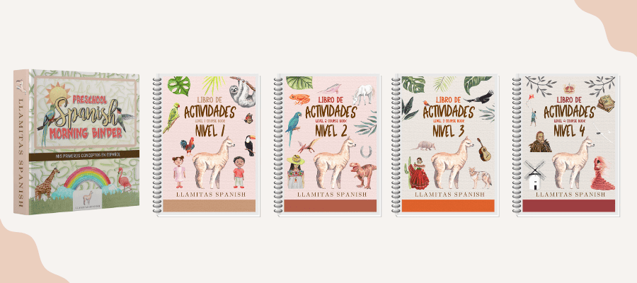 Llamitas Spanish curriculum levels