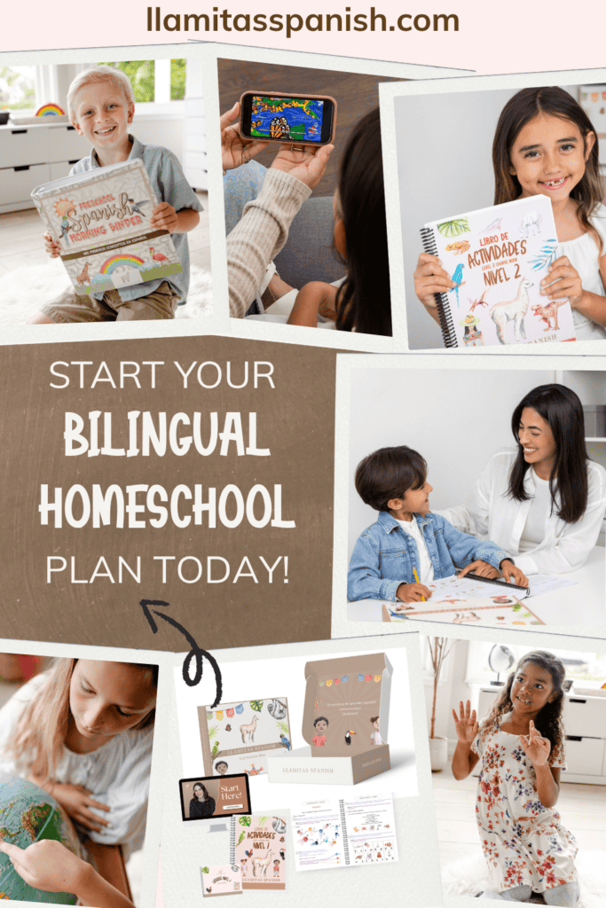 Start your bilingual homeschool plan today